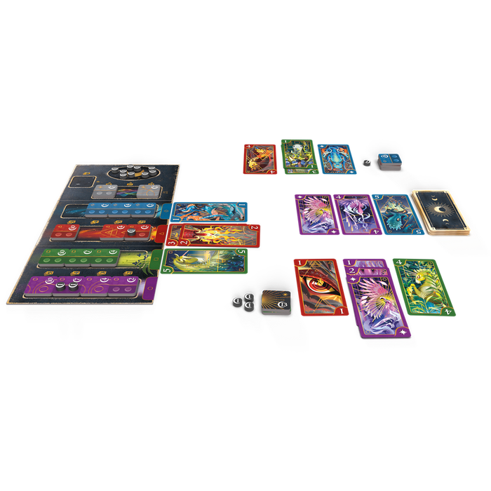 Repos Production Mythicals - Juego de Mesa Estratégico de Cartas y Tablero Modular, para 2 Jugadores, Partidas 15 Minutos, en Español, Referencia MYTES01