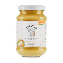Cal Valls Mostaza Fina Bio 200 g Crema