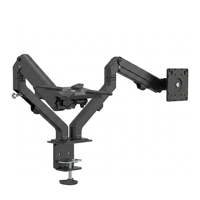 Vision Soporte para Monitor VFM-DAD/4 para dos pantallas de 27 pulgadas, Negro Vision Soporte para Monitor VFM-DAD/4 para dos pantallas de 27 pulgadas, Negro