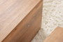 Nordure Mesa de Centro Atlantic Pine Pino Melamina 18mm Mesa Grande 90x30x60 cm Mesa Pequeña 85x35x30 cm