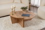 Nordure Mesa de Centro Atlantic Pine Pino Melamina 18mm Mesa Grande 90x30x60 cm Mesa Pequeña 85x35x30 cm