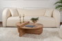 Nordure Mesa de Centro Atlantic Pine Pino Melamina 18mm Mesa Grande 90x30x60 cm Mesa Pequeña 85x35x30 cm