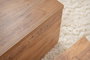 Nordure Mesa de Centro Atlantic Pine Pino Melamina 18mm Mesa Grande 90x30x60 cm Mesa Pequeña 85x35x30 cm