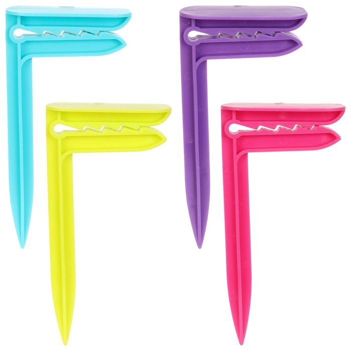 Jet Lag Juego De 4 Piquetas Para Toalla De Playa Colores Surtidos