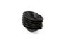 Hermia ST511006F650A000000MAYD200 Juego de Salseras de Cerámica Negro 6 Piezas