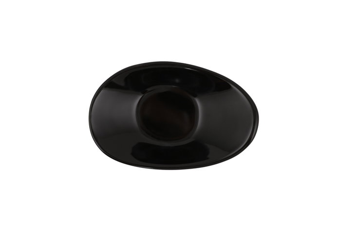 Hermia ST511006F650A000000MAYD200 Juego de Salseras de Cerámica Negro 6 Piezas