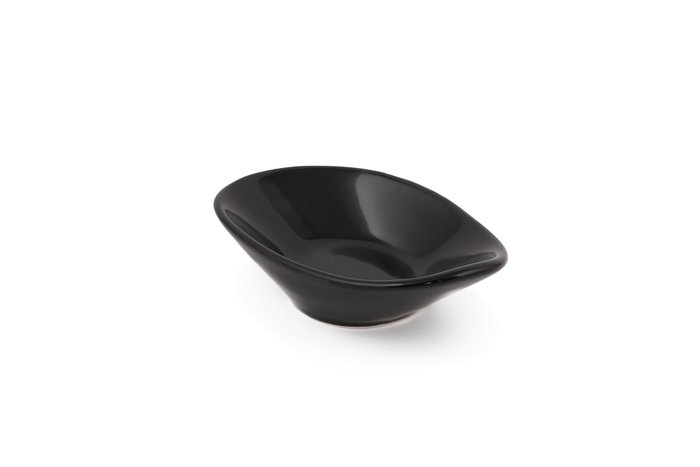 Hermia ST511006F650A000000MAYD200 Juego de Salseras de Cerámica Negro 6 Piezas