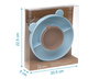 KioKids Plato de Silicona con 3 Compartimentos y Ventosa, Diseño Oso Azul para Bebés +6 Meses, Baby Led Weaning (BLW), Apto para Microondas y Lavavajillas