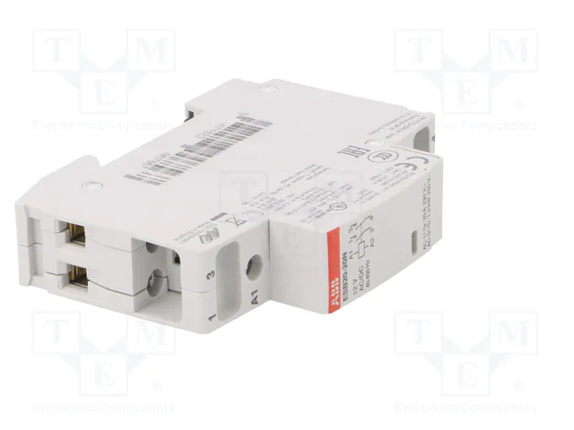 ABB ESB 20-20N-14 Contactor 2-polar 20A 12VAC/12VDC ABB ESB 20-20N-14 Contactor 2-polar 20A 12VAC/12VDC