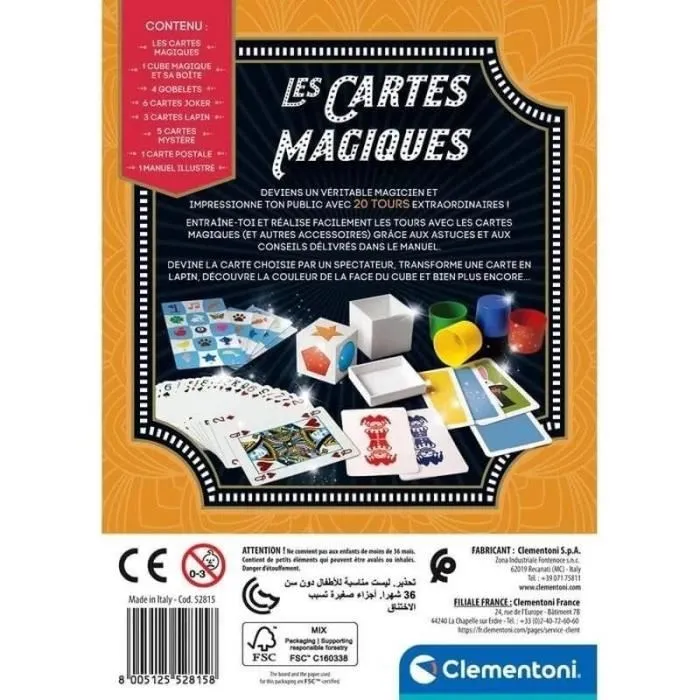 Clementoni CLE8005125528677 Mis cartas mágicas
