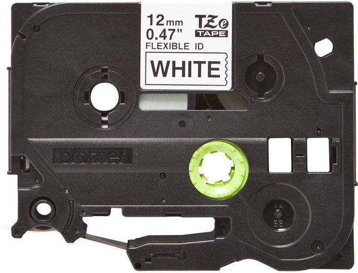 Brother TZe-FX231 Cinta Laminada Flexible 12mm Blanco/Negro Brother TZe-FX231 Cinta Laminada Flexible 12mm Blanco/Negro