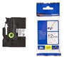 Brother TZe-FX231 Cinta Laminada Flexible 12mm Blanco/Negro