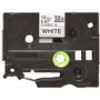 Brother TZe-FX231 Cinta Laminada Flexible 12mm Blanco/Negro