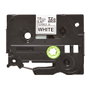 Brother TZe-FX231 Cinta Laminada Flexible 12mm Blanco/Negro