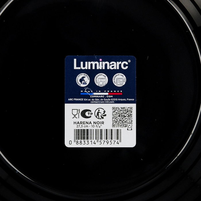 Ensaladera Vidrio Harena Negro Luminarc 27 cm Ensaladera Vidrio Harena Negro Luminarc 27 cm