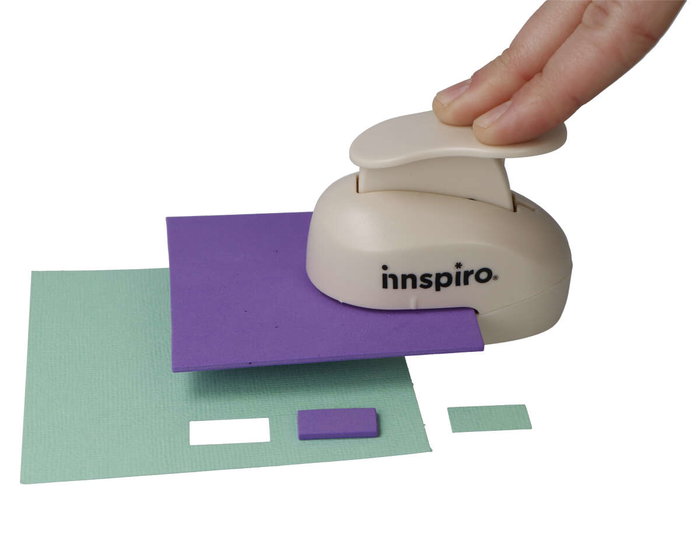 Innspiro Troqueladora de figuras Eva Foam Punch rectángulo 25mm