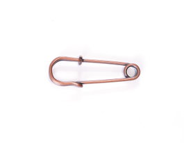 Innspiro Aguja broche metálica cobriza envejecida 75x15mm, 2 unidades