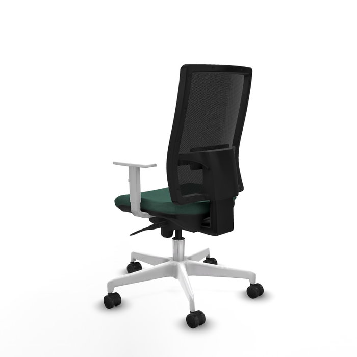 PIQUERAS Y CRESPO Silla de oficina Horna con mecanismo Sincro, Verde botella y Negro PIQUERAS Y CRESPO Silla de oficina Horna con mecanismo Sincro, Verde botella y Negro