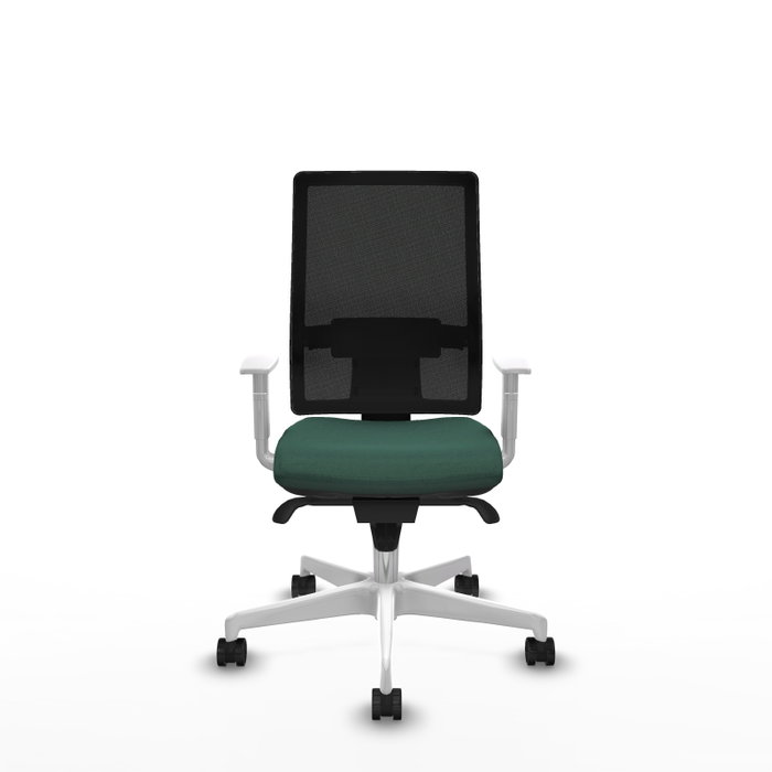 PIQUERAS Y CRESPO Silla de oficina Horna con mecanismo Sincro, Verde botella y Negro PIQUERAS Y CRESPO Silla de oficina Horna con mecanismo Sincro, Verde botella y Negro