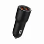 Gembird TA-UC-A2QC36-CAR-01 Cargador Rápido para Coche con 2 Puertos USB, Quick Charge 3.0, 36 W, Negro