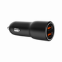 Gembird Cargador de coche rápido 36 W con 2 puertos USB QC3.0 Negro