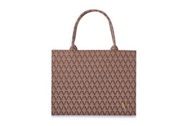 Vince Camuto Bolsa Tote Mink en Cuero de Polivinilo Elegante y Sofisticada para Mujer 38x15x30 cm