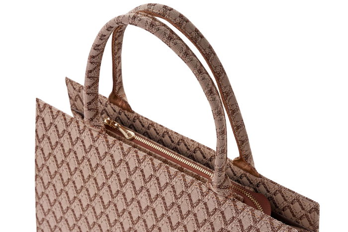 Vince Camuto Bolsa Tote Mink en Cuero de Polivinilo Elegante y Sofisticada para Mujer 38x15x30 cm