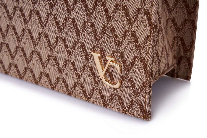 Vince Camuto Bolsa Tote Mink en Cuero de Polivinilo Elegante y Sofisticada para Mujer 38x15x30 cm