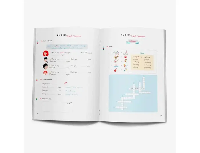 Rubio Cuaderno English 7 years beginners