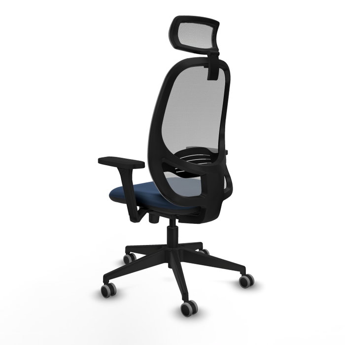 PIQUERAS Y CRESPO Silla de oficina Cilanco con mecanismo Sincro, Azul marino y Gris PIQUERAS Y CRESPO Silla de oficina Cilanco con mecanismo Sincro, Azul marino y Gris