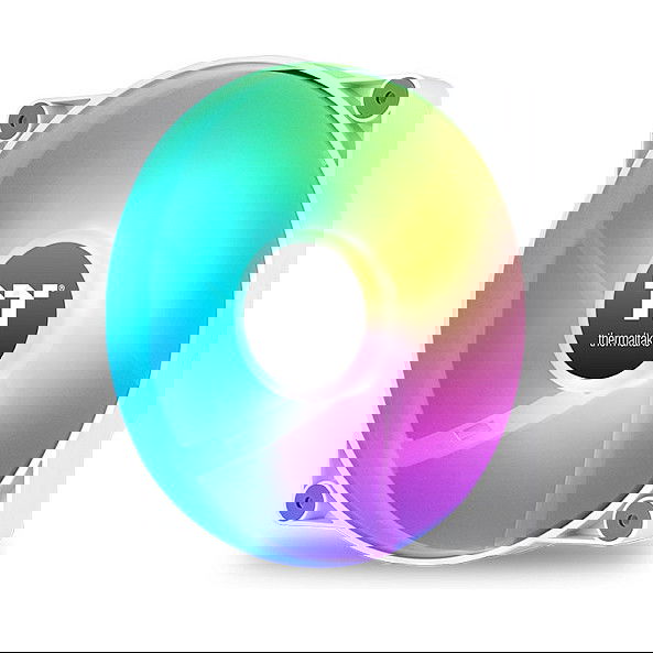 Thermaltake CT200 ARGB Sync Ventilador CL-F180-PL20SW-A Blanco - Ventilador PC ARGB Sincronizable 200 mm