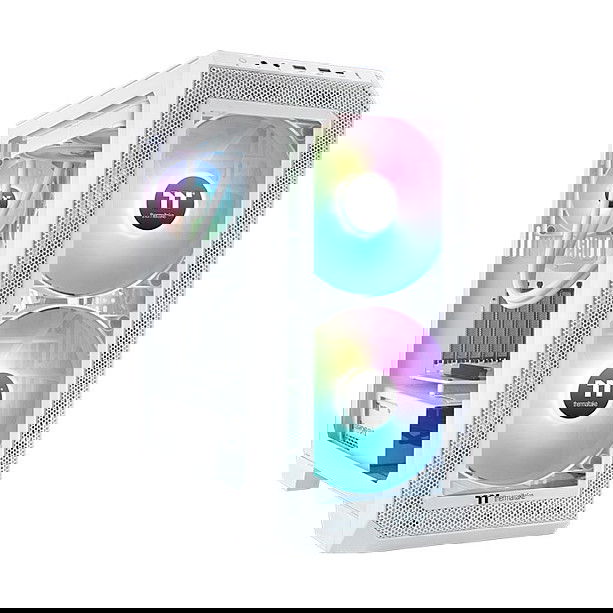 Thermaltake CT200 ARGB Sync Ventilador CL-F180-PL20SW-A Blanco - Ventilador PC ARGB Sincronizable 200 mm