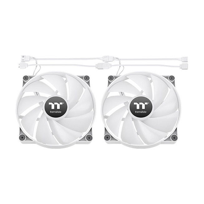 Thermaltake CT200 ARGB Sync Ventilador CL-F180-PL20SW-A Blanco - Ventilador PC ARGB Sincronizable 200 mm