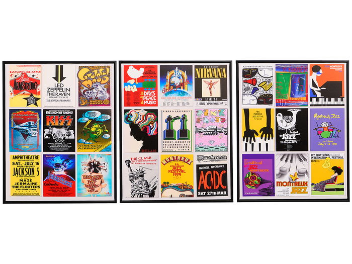 Giftdecor Cuadro Musica Surtidos 40x50 cm con Marco Negro, Canvas y Madera MDF (Set de 6) Giftdecor Cuadro Musica Surtidos 40x50 cm con Marco Negro, Canvas y Madera MDF (Set de 6)