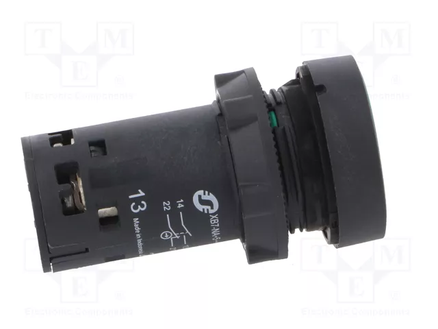SCHNEIDER ELECTRIC Interruptor de presión Harmony XB7 22mm Verde NC+NA