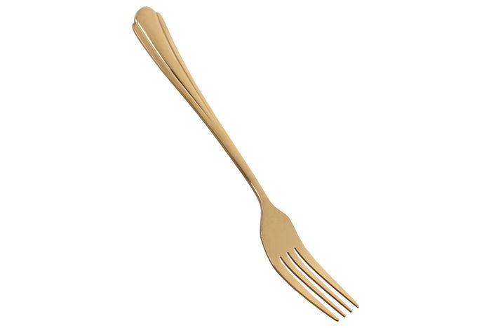 DKD Home Decor Cubertería Basicos Dorado Set de 16 Piezas 0.4 x 24 x 2 cm