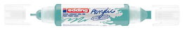 EDDING Marcador Acrílico 5400 3D Doble Punta Turquesa (Set de 5)