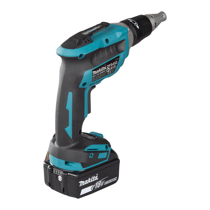 Makita DFS452TJX2 Atornillador de placas de yeso inalámbrico con 2 baterías de 5.0 Ah Makita DFS452TJX2 Atornillador de placas de yeso inalámbrico con 2 baterías de 5.0 Ah
