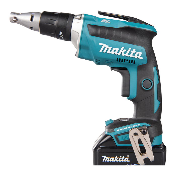 Makita DFS452TJX2 Atornillador de placas de yeso inalámbrico con 2 baterías de 5.0 Ah Makita DFS452TJX2 Atornillador de placas de yeso inalámbrico con 2 baterías de 5.0 Ah