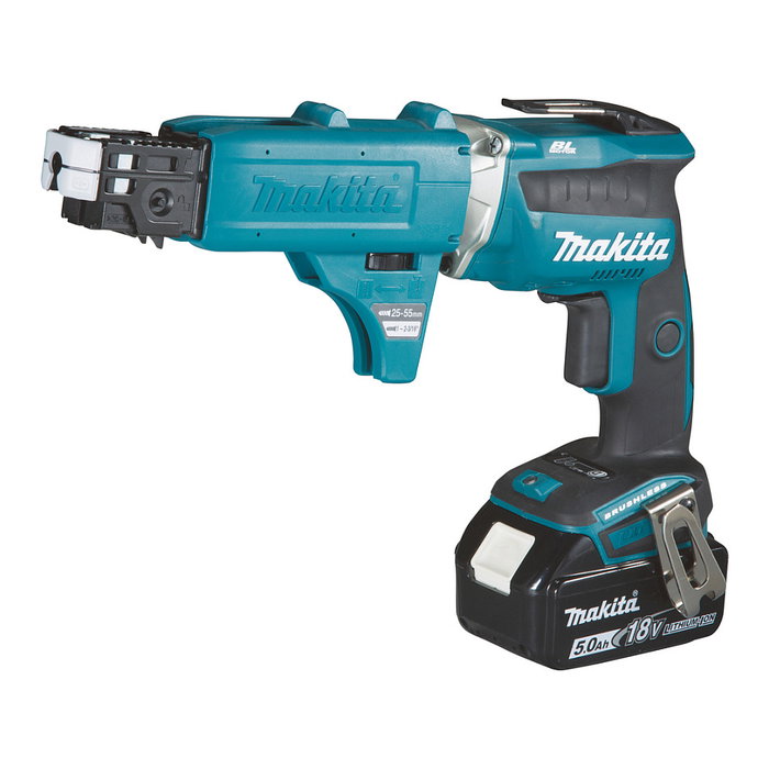 Makita DFS452TJX2 Atornillador de placas de yeso inalámbrico con 2 baterías de 5.0 Ah Makita DFS452TJX2 Atornillador de placas de yeso inalámbrico con 2 baterías de 5.0 Ah