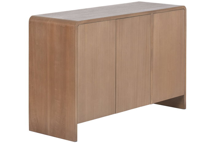 DKD Home Decor Aparador Paulownia y Olmo de 3 Puertas
