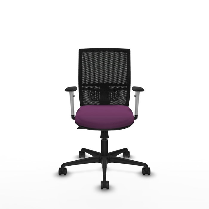 PIQUERAS Y CRESPO Silla de oficina Yunquera Morada y Negra