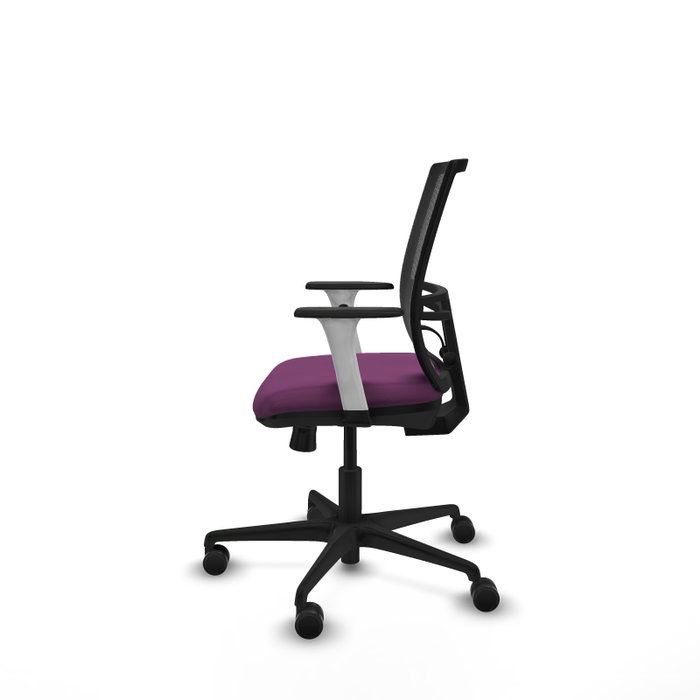 PIQUERAS Y CRESPO Silla de oficina Yunquera Morada y Negra