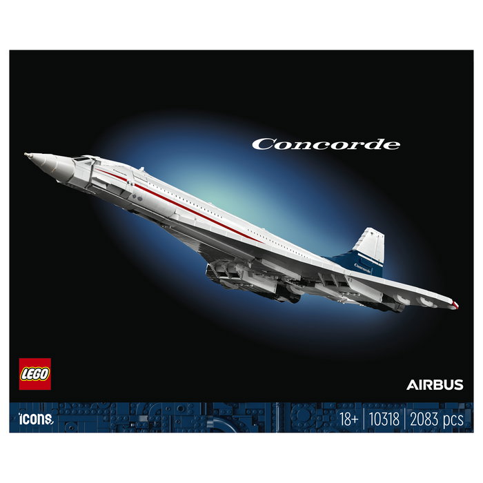 LEGO Icons Concorde 10318 Juego de construcción para adultos 2083 piezas Multicolor
