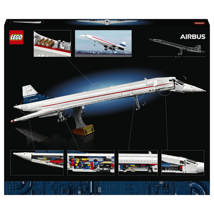 LEGO Icons Concorde 10318 Juego de construcción para adultos 2083 piezas Multicolor