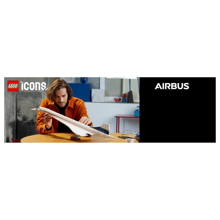 LEGO Icons Concorde 10318 Juego de construcción para adultos 2083 piezas Multicolor