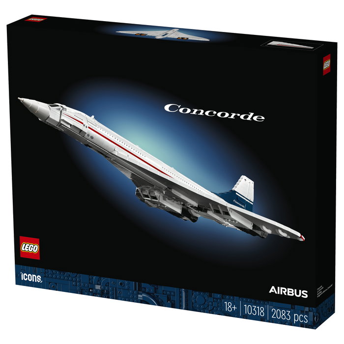 LEGO Icons Concorde 10318 Juego de construcción para adultos 2083 piezas Multicolor