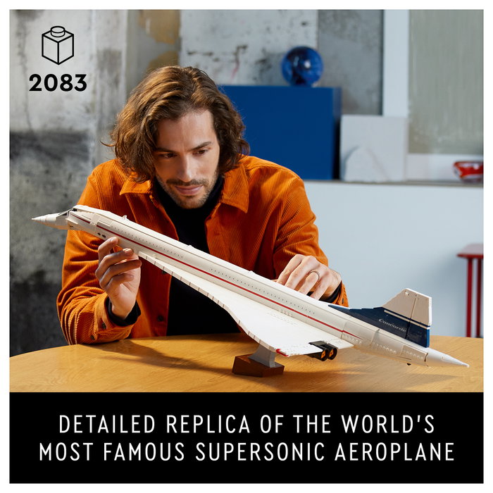 LEGO Icons Concorde 10318 Juego de construcción para adultos 2083 piezas Multicolor