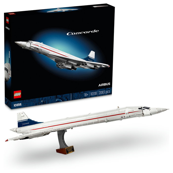LEGO Icons Concorde 10318 Juego de construcción para adultos 2083 piezas Multicolor