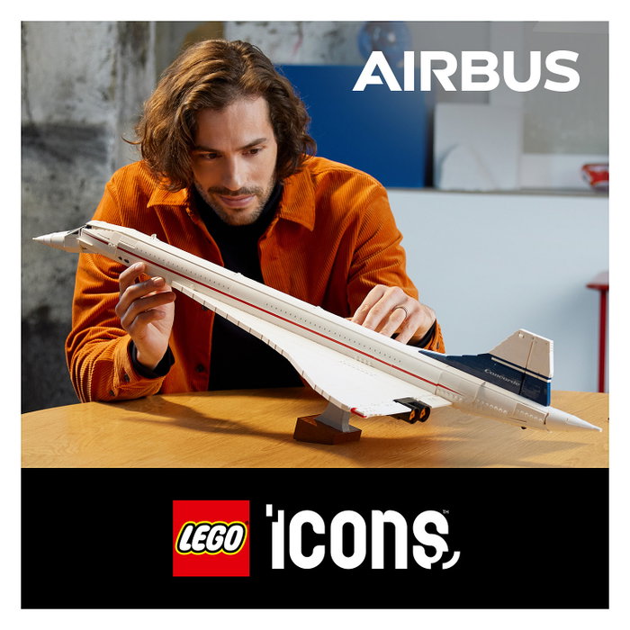 LEGO Icons Concorde 10318 Juego de construcción para adultos 2083 piezas Multicolor